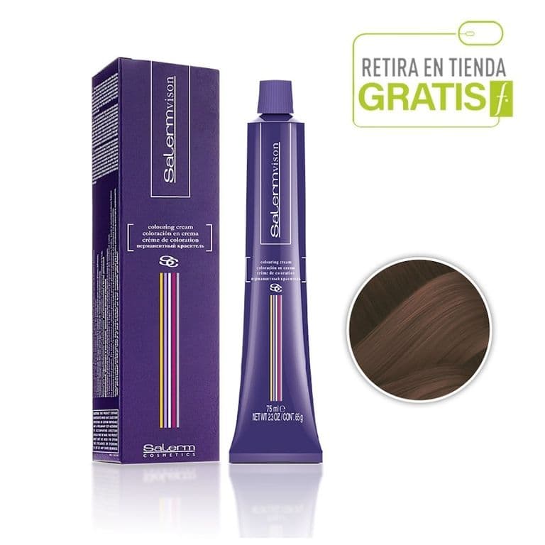 Tintura SalermVision 6.34 Rubio Oscuro Dorado Cobrizo