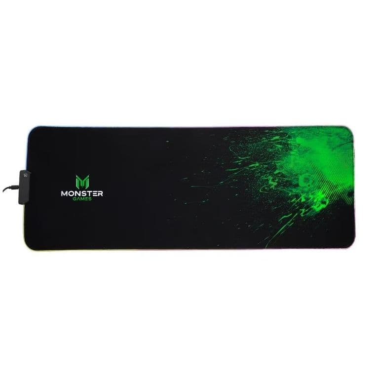 Pad Mouse Gamer RGB Monster Xtreme XL (Negro, 80  30 cm)