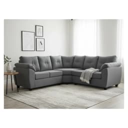 Sofa Seccional Lucero 3 Cuerpos Tela Gris 212