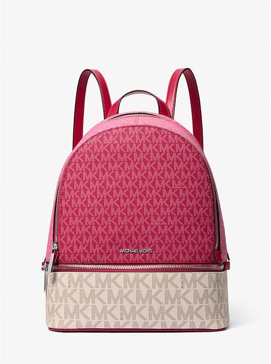 Mochila Rhea Color-Block Rosa TALLA UNICA