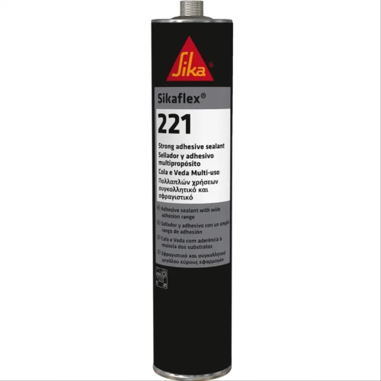 Sellador poliuretano negro Sikaflex 221 300ml
