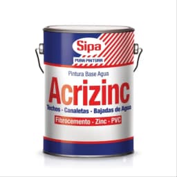Pintura para techo Acrizinc blanco 1 gal