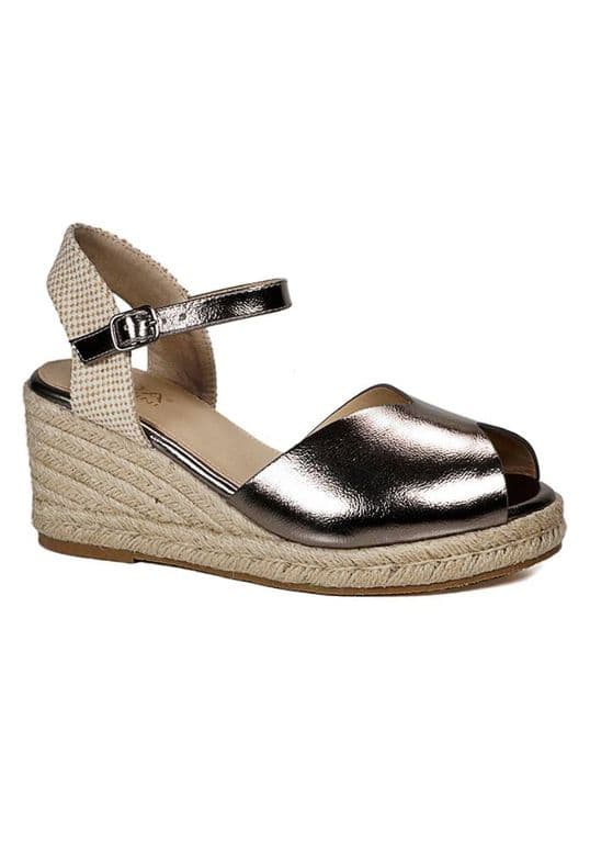Sandalia Benedicta Plateado Plateado 37