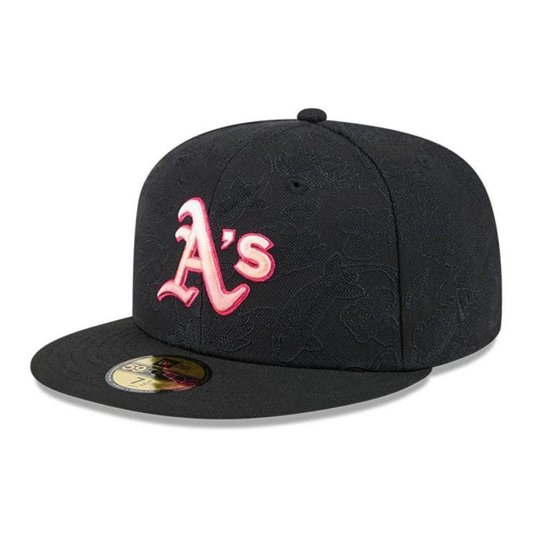 Gorra 59Fifty Oakland Athletics MLB Tonal KOI Black Negro 7