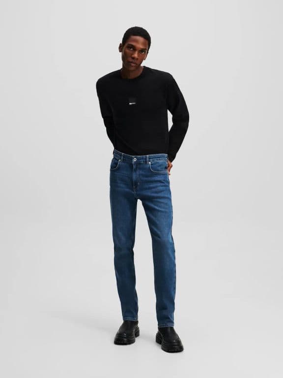 Jeans slim denim Azul Azul 30-32