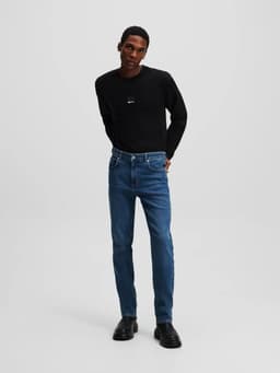 Jeans slim denim Azul Azul 33-32