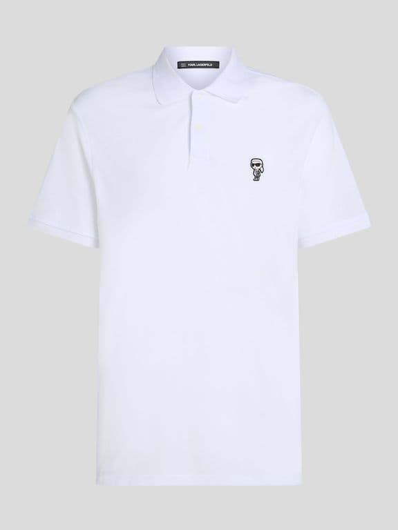 Polo con IKON KARL bordado Blanco Blanco L