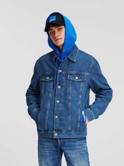 Chaqueta regular denim Azul Azul M