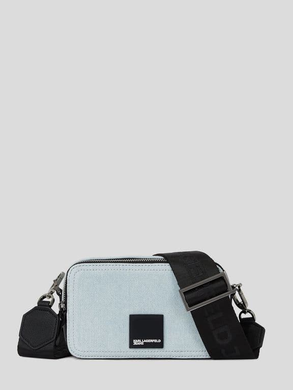 Cartera denim con logo en caja Azul Azul TALLA UNICA