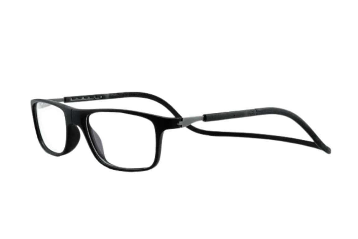 Lentes Opticos Jabba Negro con Clip Magnetico Negro M