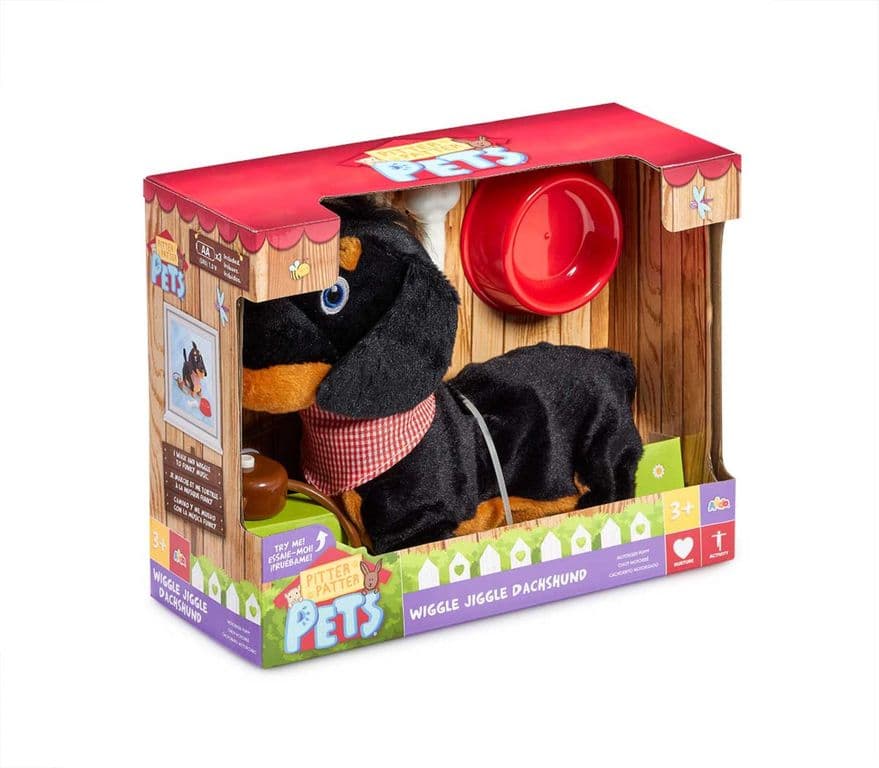 Peluche Pitter Patter Pets Salchicha Camina Y Ladra