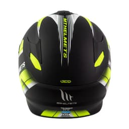 Casco Para Moto Targo IVY Amarillo Fluor Mate Amarillo M