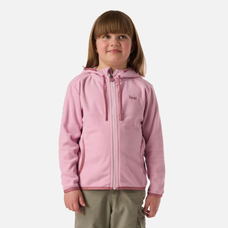 Polar Nina Stripes Nano-F Full Zip Hoody Rosa Claro Rosa 5-6 ANOS