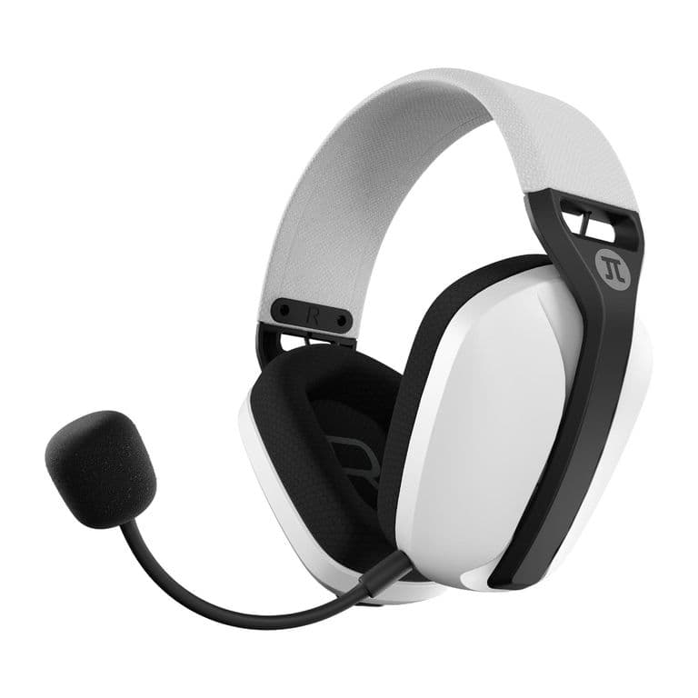 Audifionos Gamer inalambricos 2.4ghz Dongle Blanco Blanco