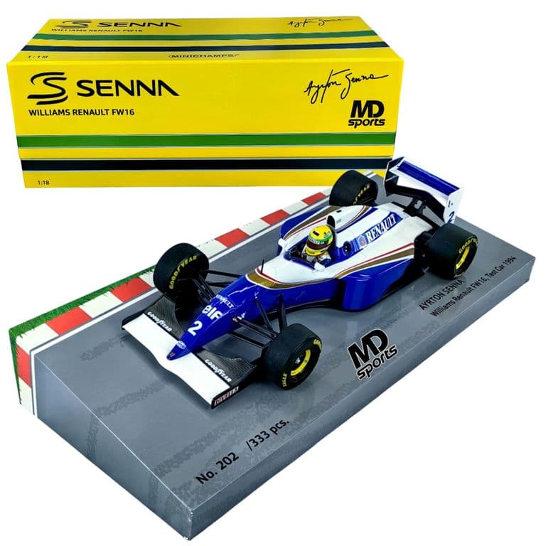 Auto F1 Williams Fw16 Test 1994 Ayrton Senna Minichamps 1:18
