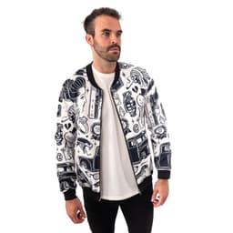 Bomber Sublimada Blanco XL