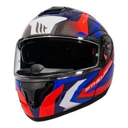 Casco FU401 Atom SV Hibrido B7 Azul Brillo + Fogoff mt-v-16 #0000FF S