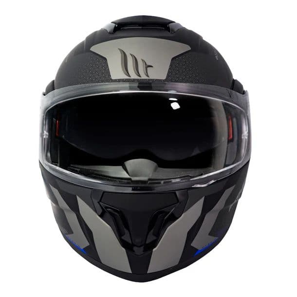 Casco FU401 Atom SV Hibrido F7 Azul Mate + Fogoff mt-v-16 #0000FF S