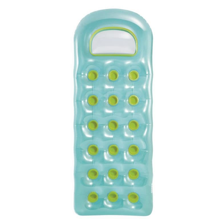Flotador Colchoneta Inflable 18-Pocket Azul