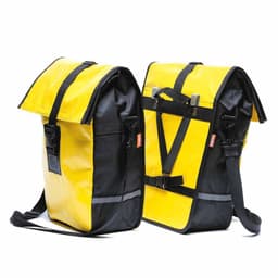 ALFORJA DOBLE IMPERMEABLE AMARILLO
