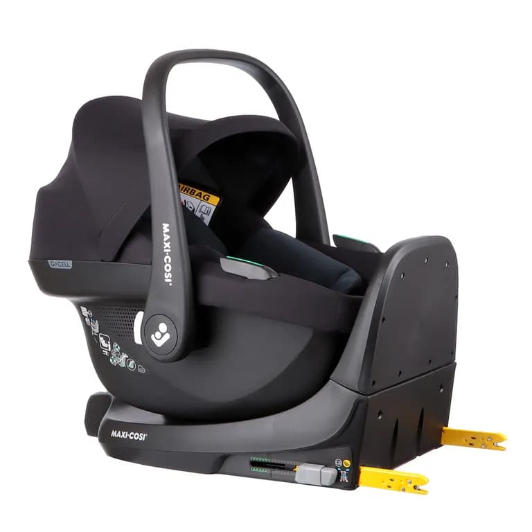 Silla Auto Nido Cabriofix Black+Familyfix S Black