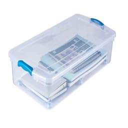Caja Organizadora Bajo Cama 36 L Con Ruedas 5 Unidades