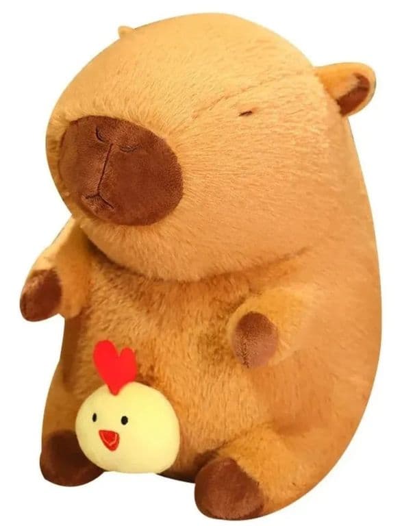 Peluche Capibara Pollito 30cm