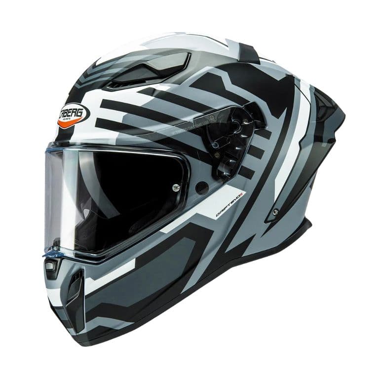 Casco Para Moto Drift Evo II Horizon Matt Grey BlackWhite Gris M