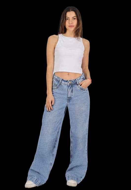 Jeans Paz II Celeste Celeste 36