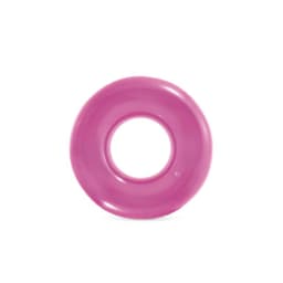 Flotador Anillo Inflable Transparente 76 cm Rosado