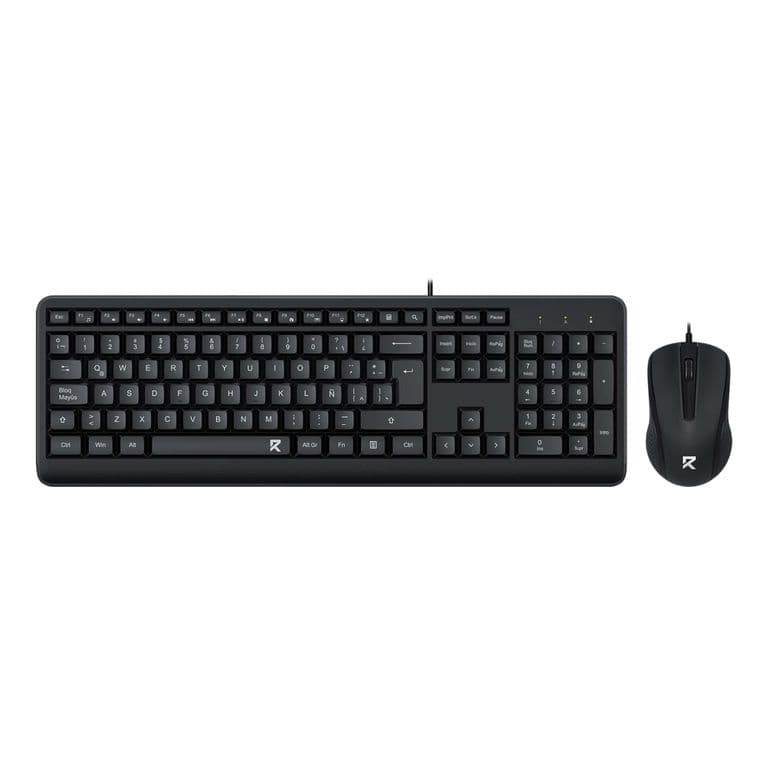 Kit Teclado + Mouse BS7092 Espanol Negro