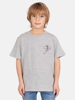 Polera MC SurfGlow Gris Infantil Gris 4