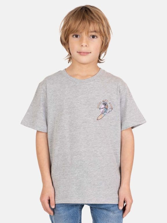Polera MC SurfGlow Gris Infantil Gris 4