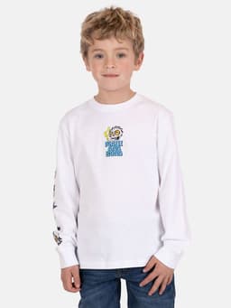 Polera ML Zafiro Blanco Infantil Blanco 6