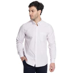 CAMISA HOMBRE MANGA LARGA TREVIRA ESTAMPADA Palo Rosa M