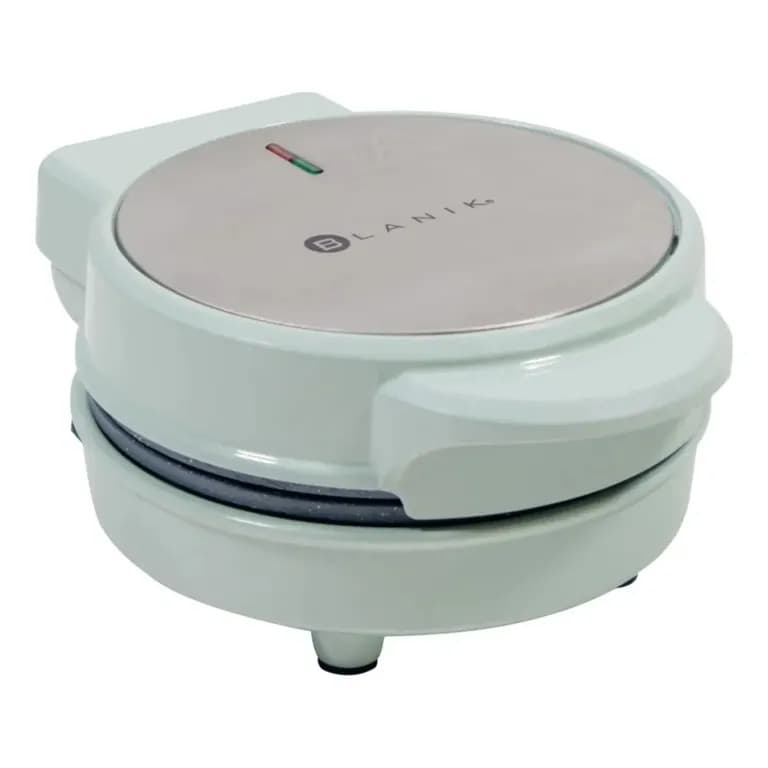 Maquina Waffles Wafflera Mini Antiadherente Bmw079 Color Menta