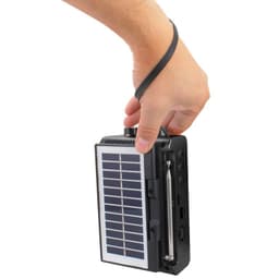 RADIO PORTATIL SOLAR SUNSHINE-LIGHT NEGRO 09460