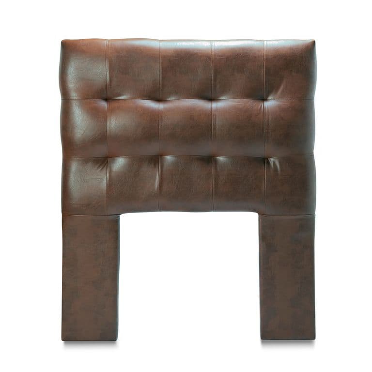 Respaldo 1,5 Plazas Pu Cafe Oscuro Cp Alice