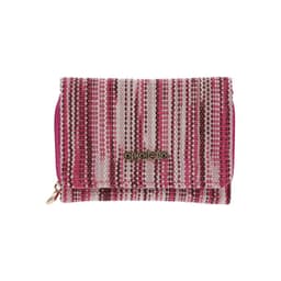 Billetera Mujer Raffia Wallet Multicolor Hueso TALLA UNICA