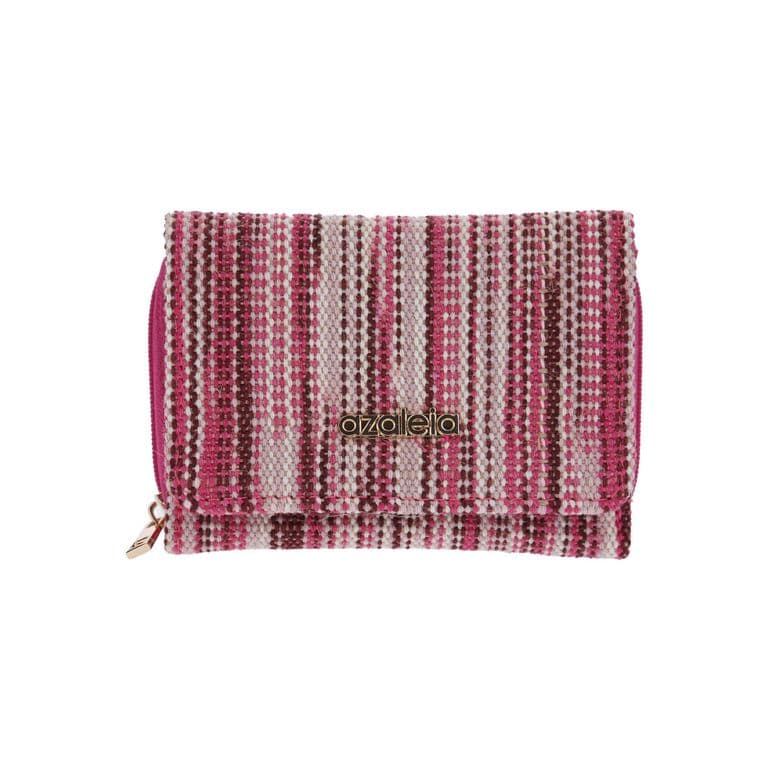 Billetera Mujer Raffia Wallet Multicolor Hueso TALLA UNICA