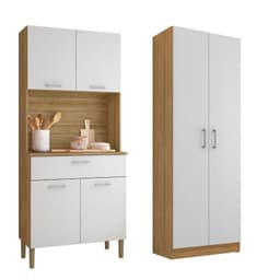 Combo mueble para microondas orion y mueble de cocina kris k0204