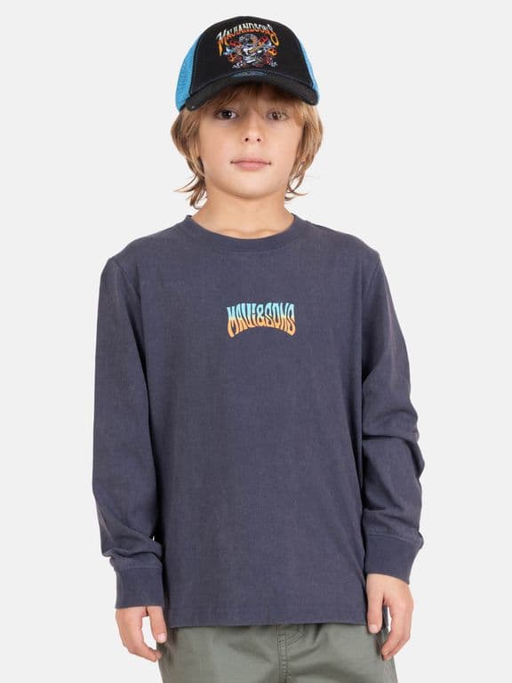 Polera Splashy ML Azul Infantil Azul 4