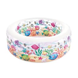Piscina Inflable Fishy Fun con Piso Inflable 152 x 56 cm, 360L