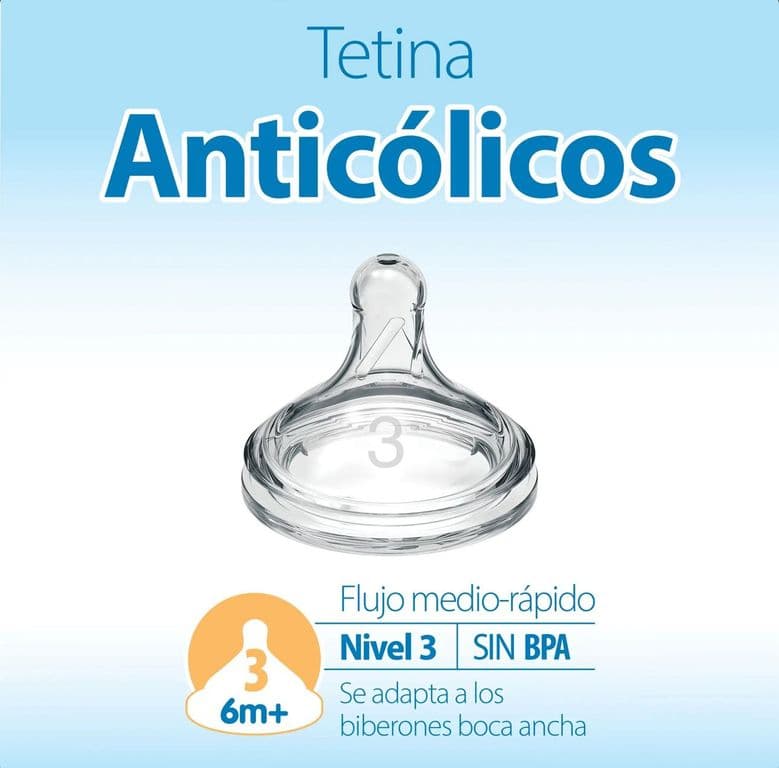 Tetina Boca Ancha Options+ 6m