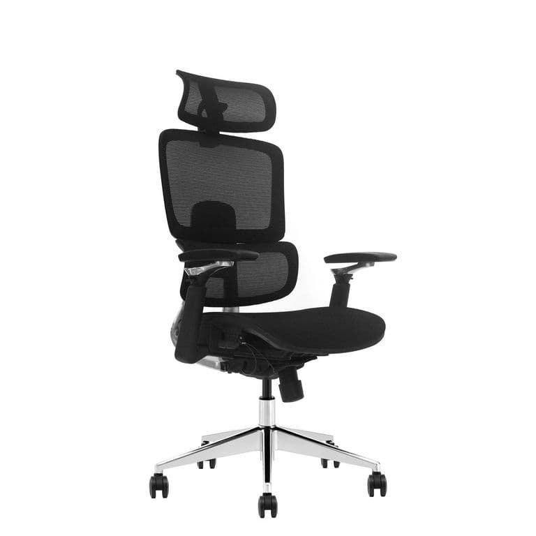 Silla Escritorio Oficina Ejecutiva Ergonomica Krone Hades Negro