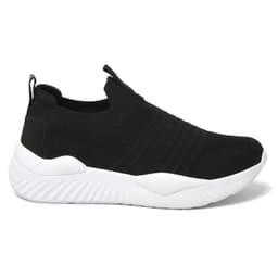 Zapatilla Mujer Elasticada Negro Negro 35