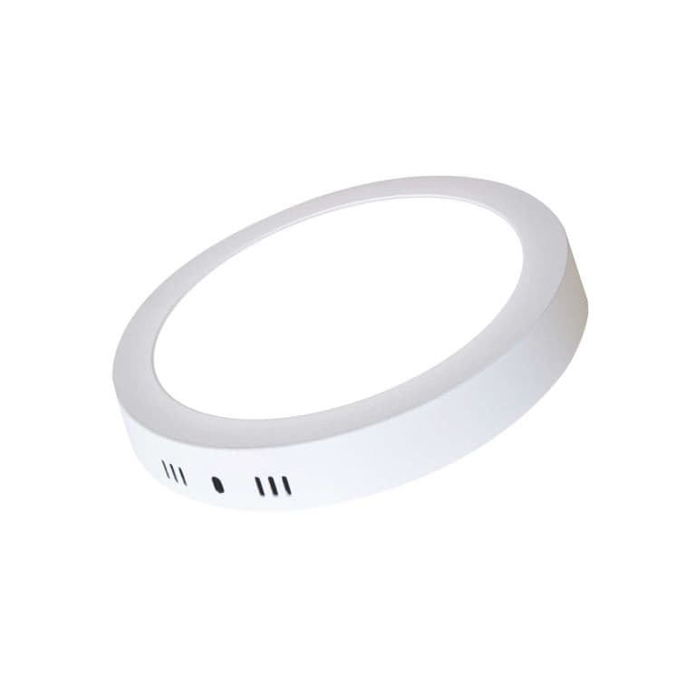 PANEL LED SOBREPUESTO REDONDO 12W 3000K