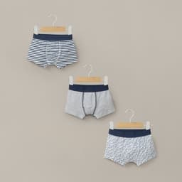 Pack de 3 boxer Bebes nino Celeste M