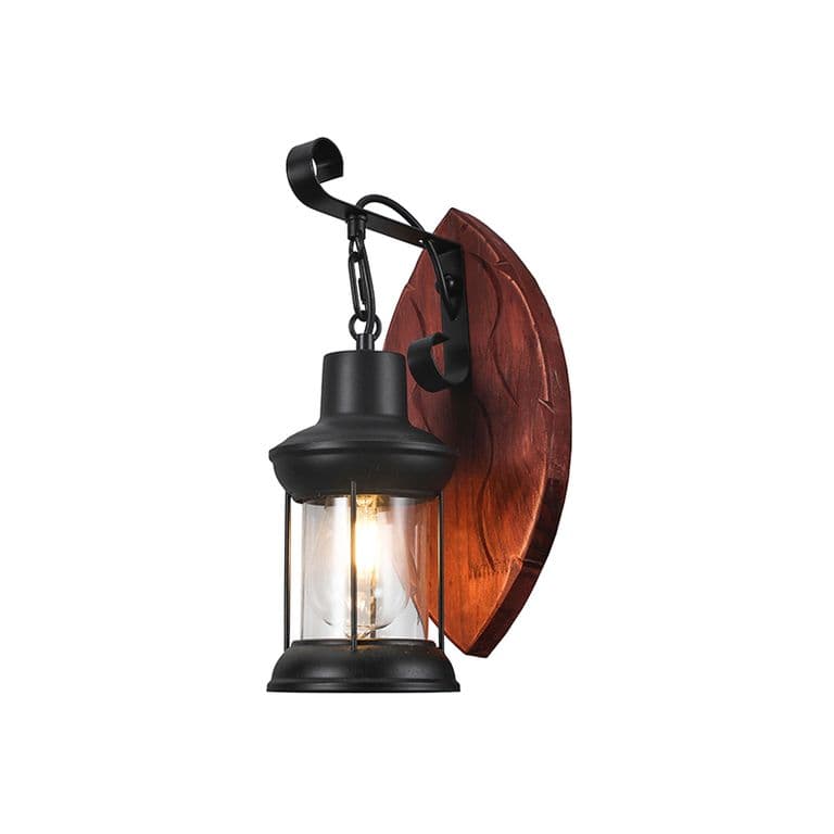 Aplique Porta Ampolleta E27 Modelo Madera Kavet Certificado
