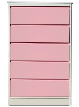 Cajonera Rosado Pastel 5 cajones Minimal